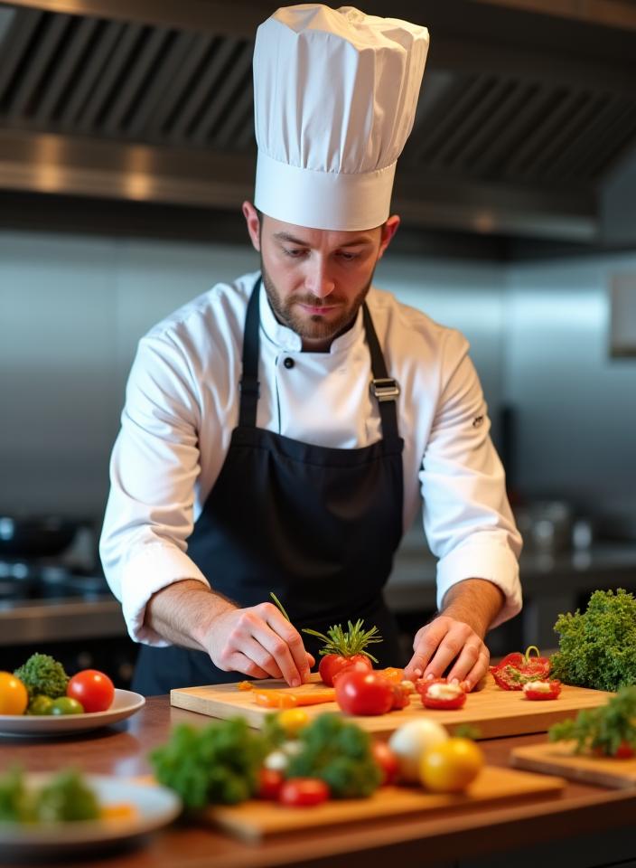 Démonstration culinaire en direct