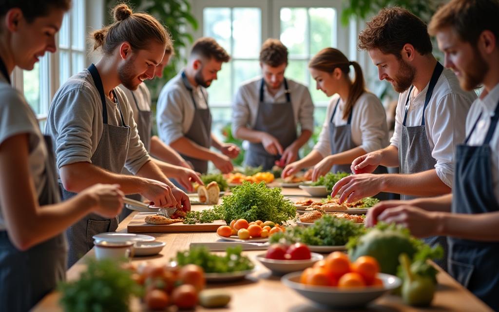 Atelier cuisine française en français