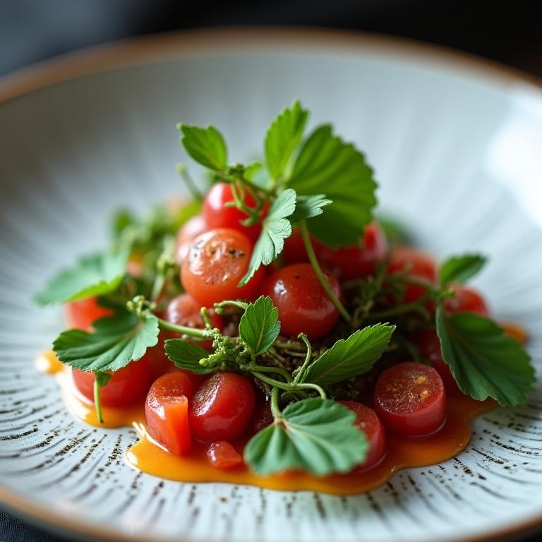 Cuisine française végétale gastronomique
